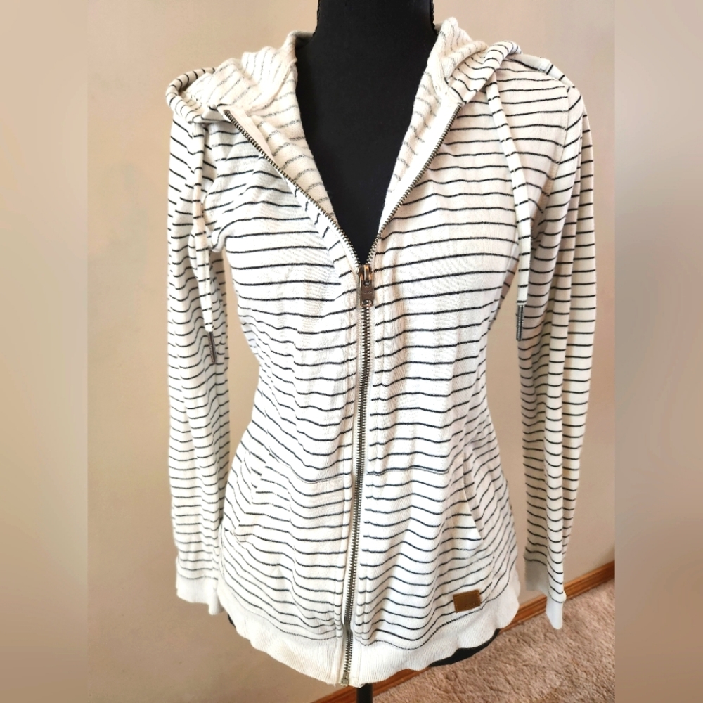 Roxy striped Hoodie size small